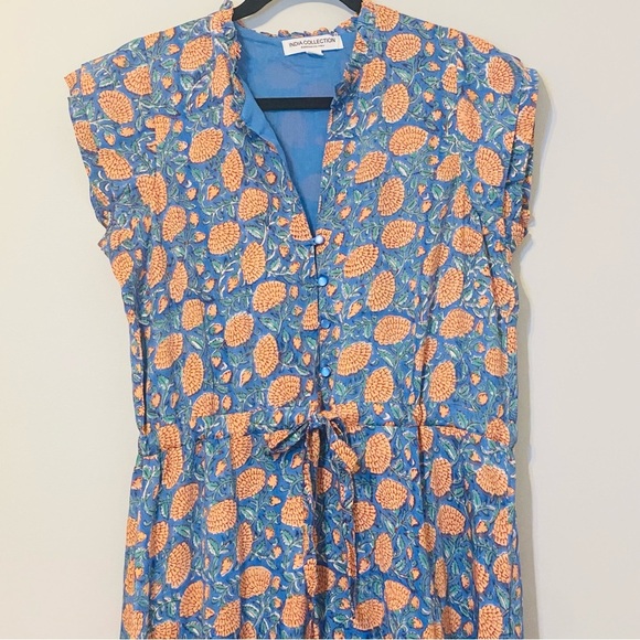 Emerson Fry India Collection Vibrant Floral Maxi Dress NWT - Picture 6 of 10